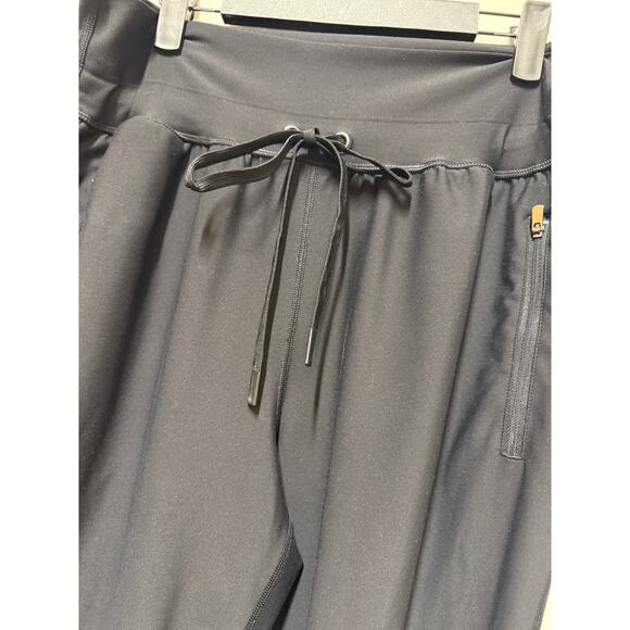 Old Navy active Powersoft High Rise Jogger Go dry Size Large Black - Picture 3 of 4